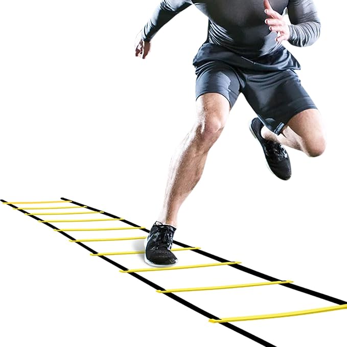 Agility Ladder – 12 Rung, 20 ft Speed Training Ladder with Carrying Bag