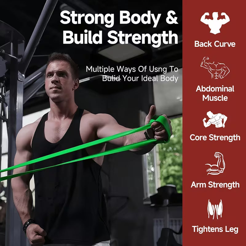 Pull-Up Assist Resistance Bands Set – 5 Levels for Workouts & Stretching