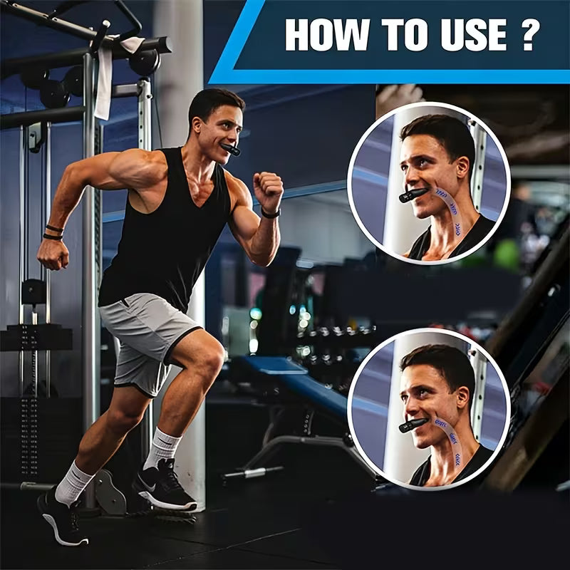 Portable Breathing Trainer – Adjustable Resistance Lung Exercise Device